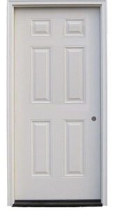 Six Panel Exterior Door